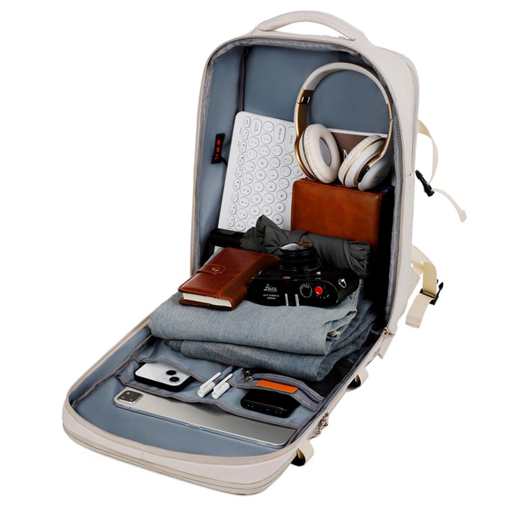 Large Capacity Backpack with Independent Shoe Compartment and Dry Wet Separation Backpack for Short Distance Travel, College Student Computer Backpack