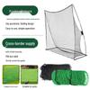 Indoor/Outdoor Golf Practice Net: Knotless, Green Enclosure for Golf and Baseball