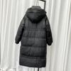 White Duck Down Down Jacket Women In the Long Section Knee Thickening
