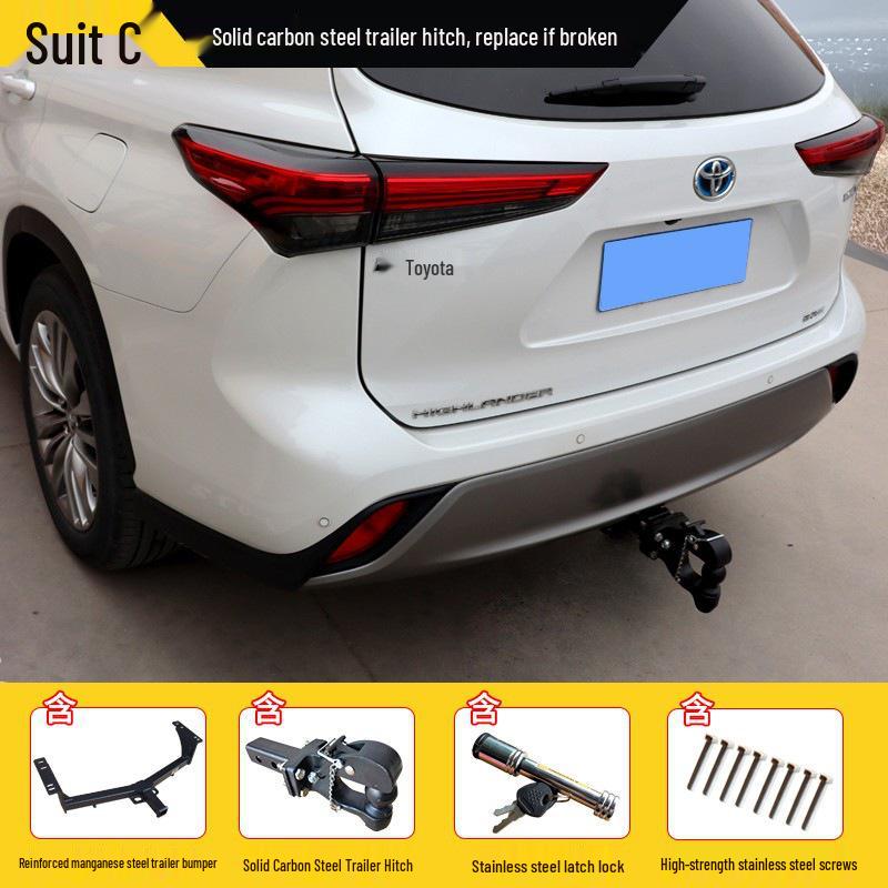 Enhanced Tow Bar for Toyota Highlander, Vellfire, RAV4, and Corolla Cross