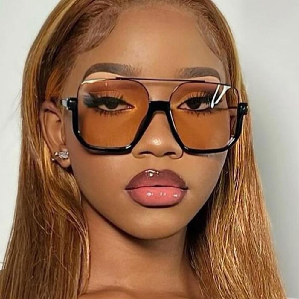 UV400 Sunglasses Women Men Luxury Retro Large Frame Designer Travel Sun Glasses UV Protection