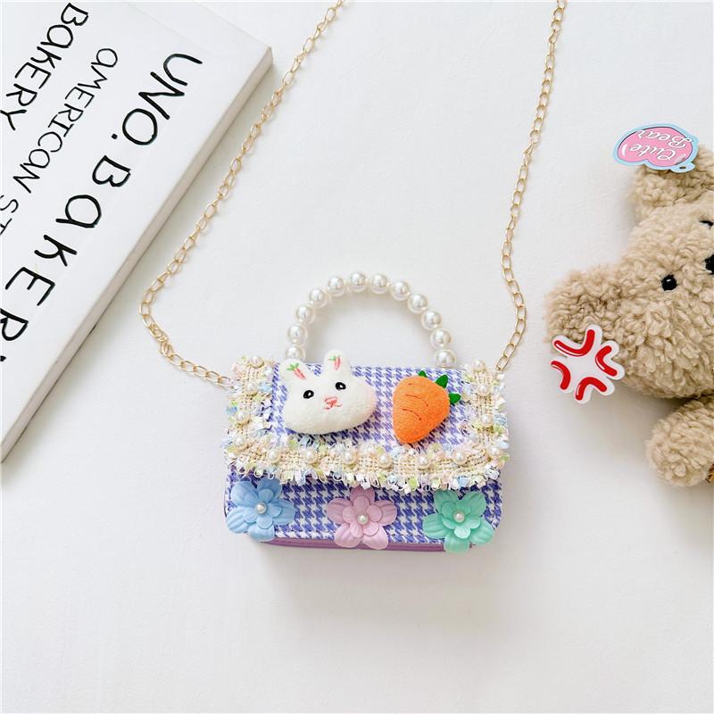 Trendy Kids Shoulder Bag Adorned With Chic Beads Ideal For Everyday Use