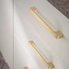 Brass Cabinet Drawer Handle Long Square Furniture Decorative Handle Cupboard Pulls Furniture Decoration Hardware