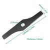 Brush Cutter Blade S-Shaped Serrated Trimmer Blade Gasoline Lawn Mower Accessories Electric Trimmer Parts