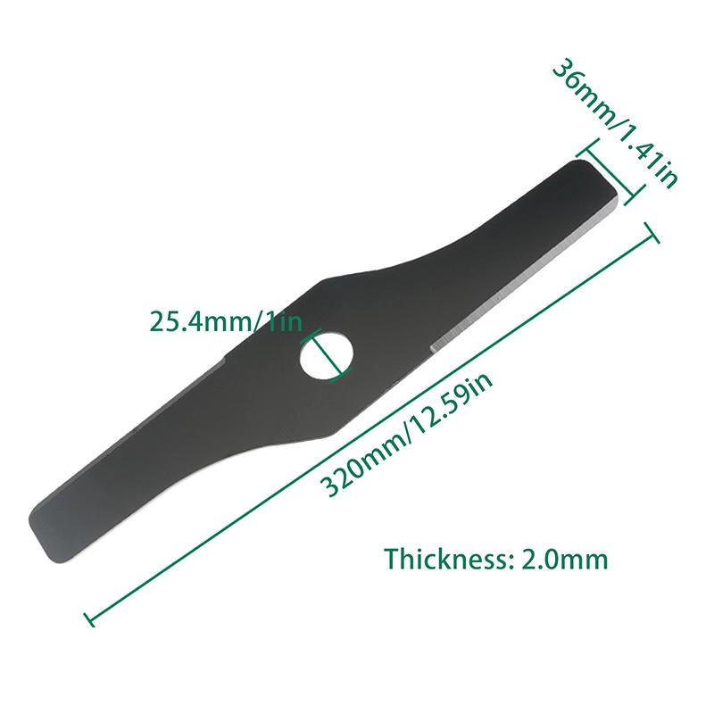Brush Cutter Blade S-Shaped Serrated Trimmer Blade Gasoline Lawn Mower Accessories Electric Trimmer Parts