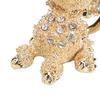 Rhinestone Keychain Unique Puppy Shape Design Rhinestone Keychain   Ornament for Bag Car Pendant