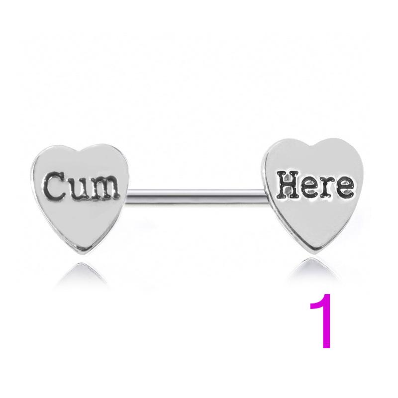 Kaufe Edelstahl durchbohrt Nippel Brust Ringe einstellbar Sexy Anhänger ...