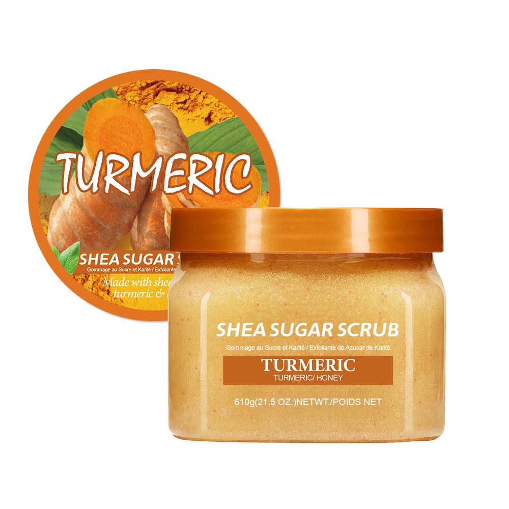Shea Sukker Skrubb Sukker Salt Skrubb Mykgjørende Eksfolierende Kyllinghud Død Hud Fuktighetsgivende Glatt Skånsomme Badesalter