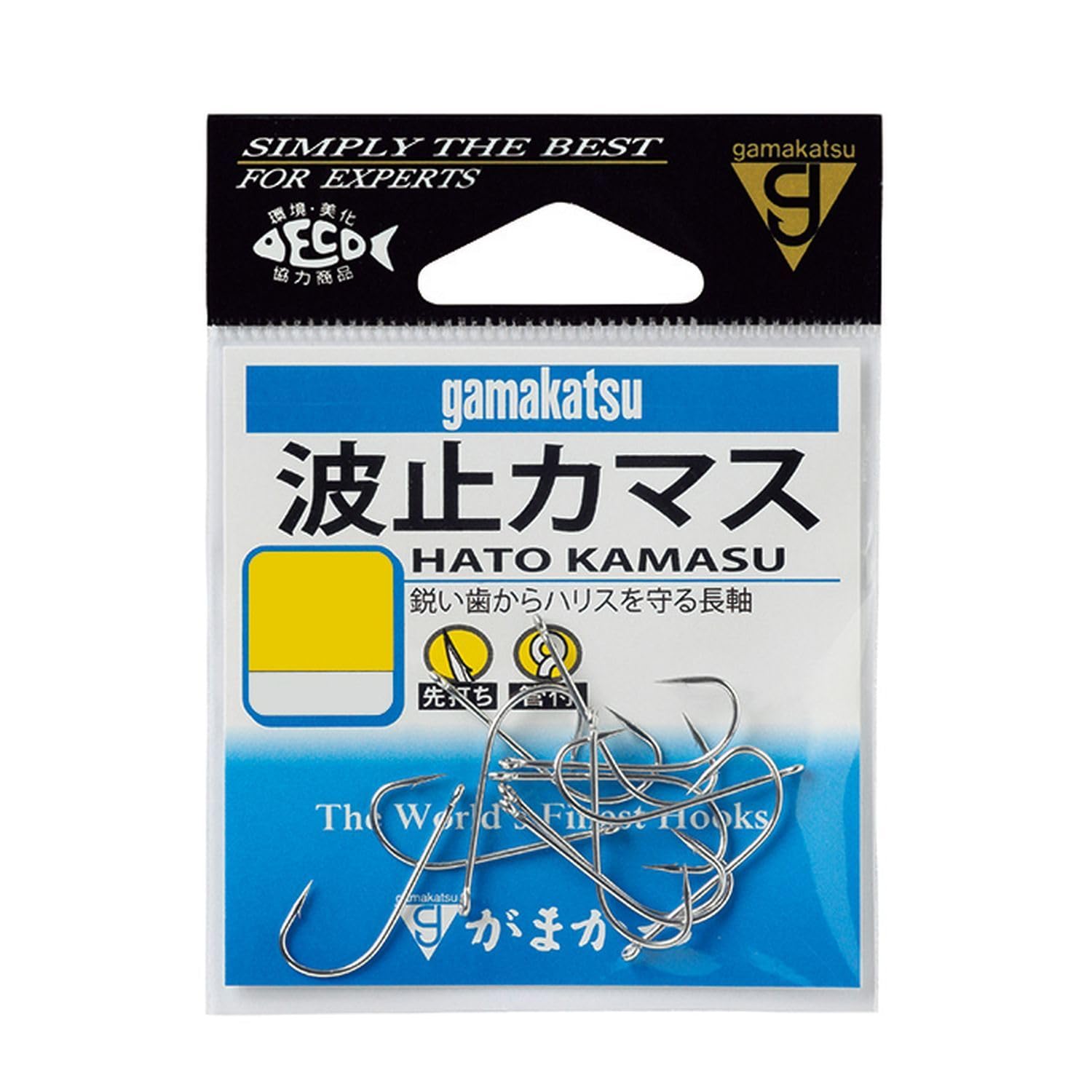 

Gamakatsu Pier Barracuda Hook, White, Size 16