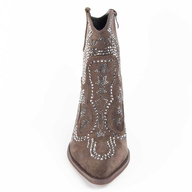 Botín De Tacón Para Mujer.  Montevita  Botirey11  100927