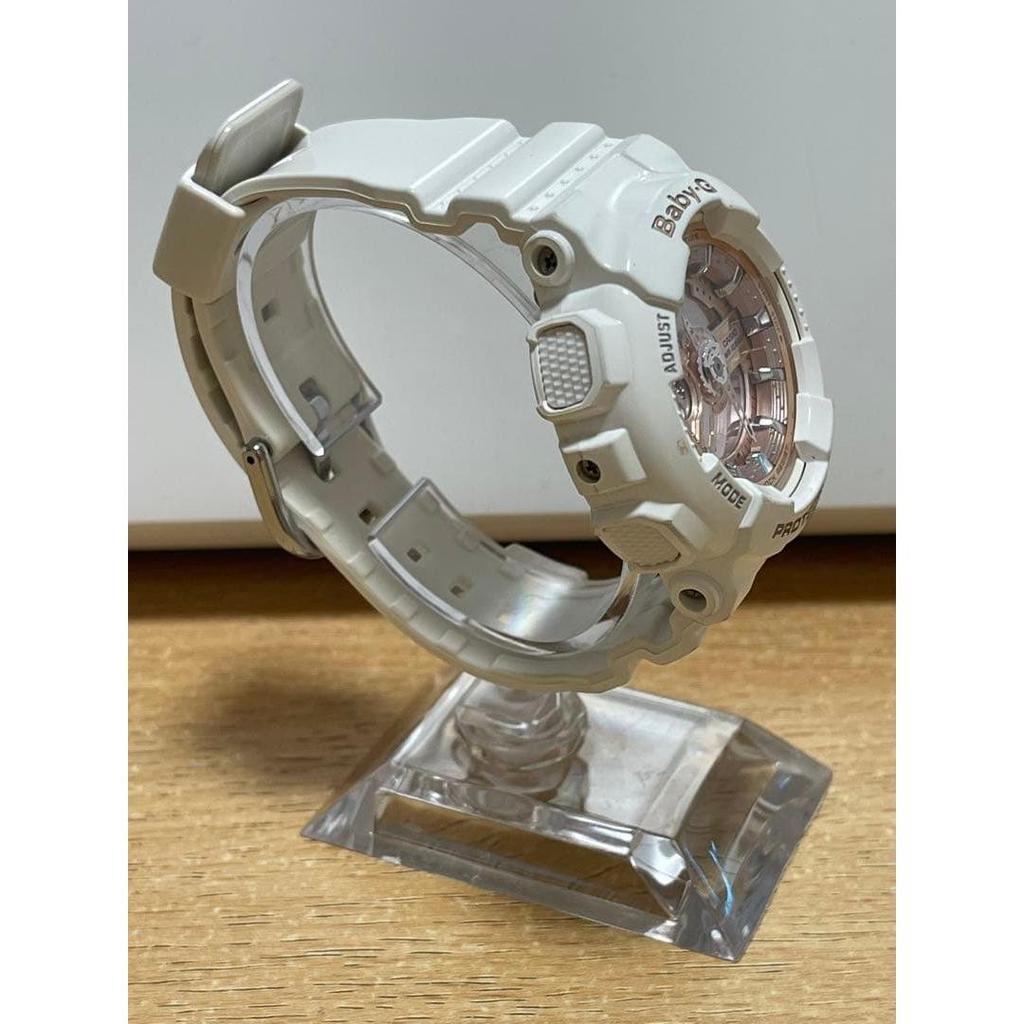 Used CASIO Baby-G BA-110 White Pink Gold Casio