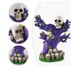 Gothic Halloween Skull Tree Ornament Resin Crafts Resin Pumpkin  Figurine  Festival Supplies