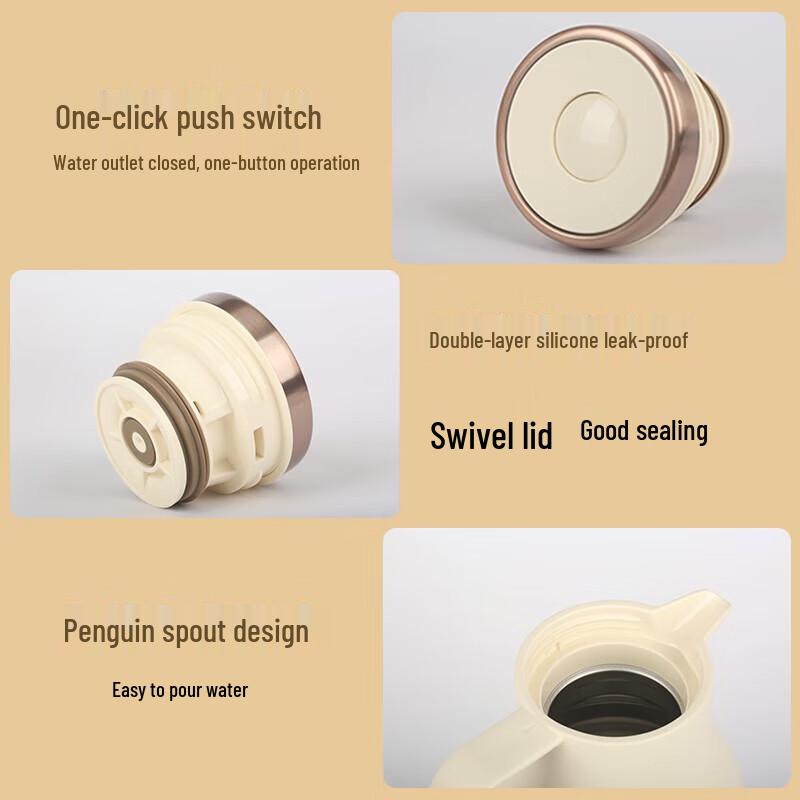 Supor Star 2L Stainless Steel Vacuum Thermos Pot