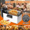 Multifunction Electric Deep Fryer Stainless Steel French Fries Chicken Frying Machine Kitchen Grill BBQ Tool With Basket 3L