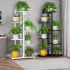 Floor-Standing Metal Flower Pot Rack