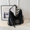 Stylish Retro Shoulder Bag For Women Trendy Casual Pu Tote 2023 Fashionable Handbag