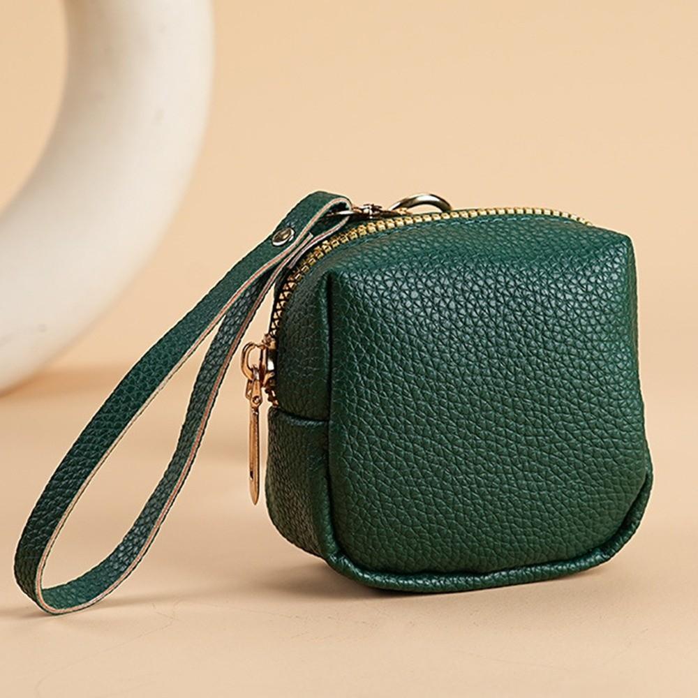 Elegant Car Key Bag Soft Leather Keychain Holder Fashion Small Coin Purse  Home