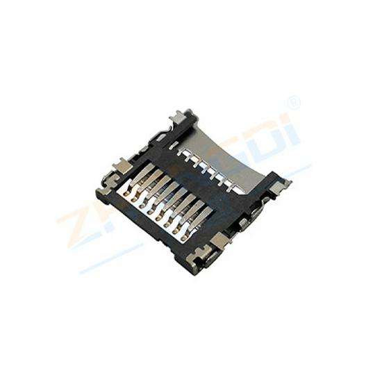 TF-006A-H16-P Flip MicroSD (TF) Card Socket H1.6