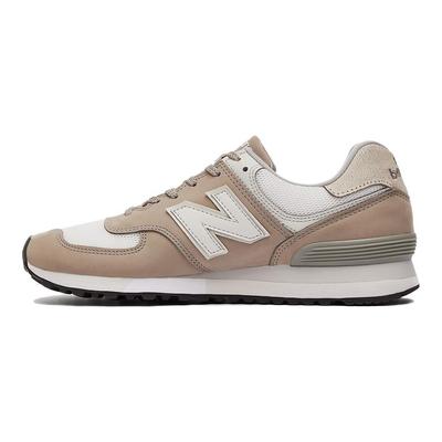 576 Made In England Toasted Nut Men Sneakers Tan Flint-Gray Star-White OU576FLB