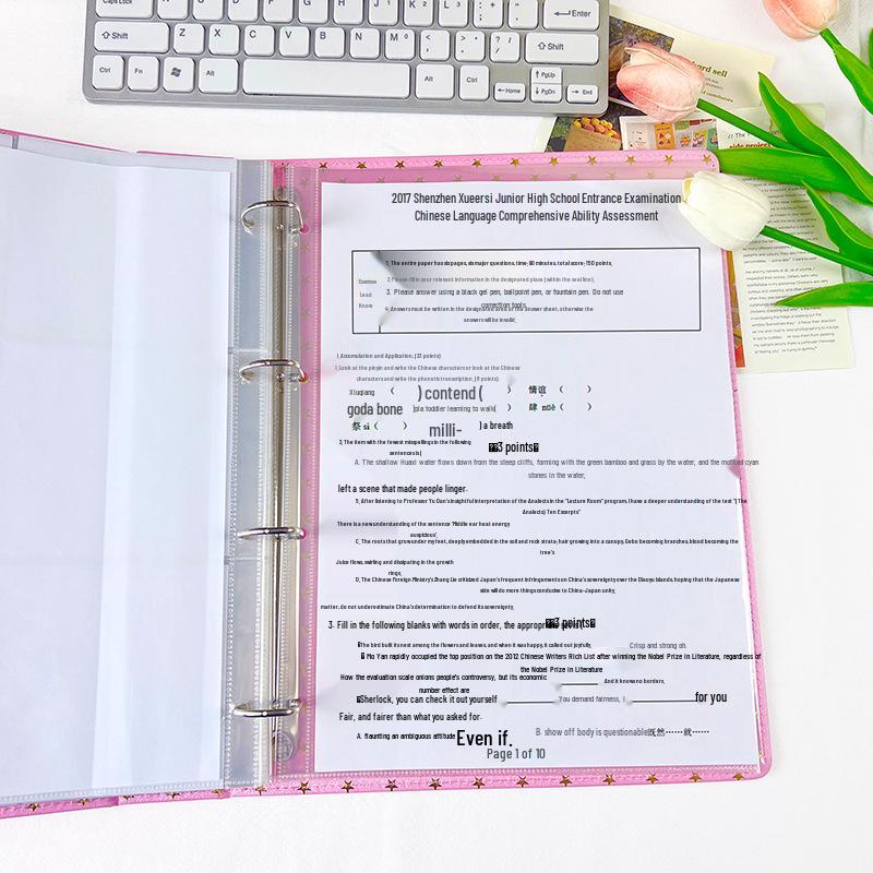 A4 Loose-Leaf Album Supplement Pages: Single, Double, Quad, and Nine-Pocket PP Card and Photo Storage