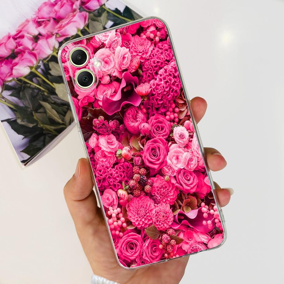 For Samsung Galaxy A05 Case SM-A055F Cute Painted Back Cover Phone Case For Samsung A05 A 05s Galaxy A05s Soft TPU Fundas Bumper