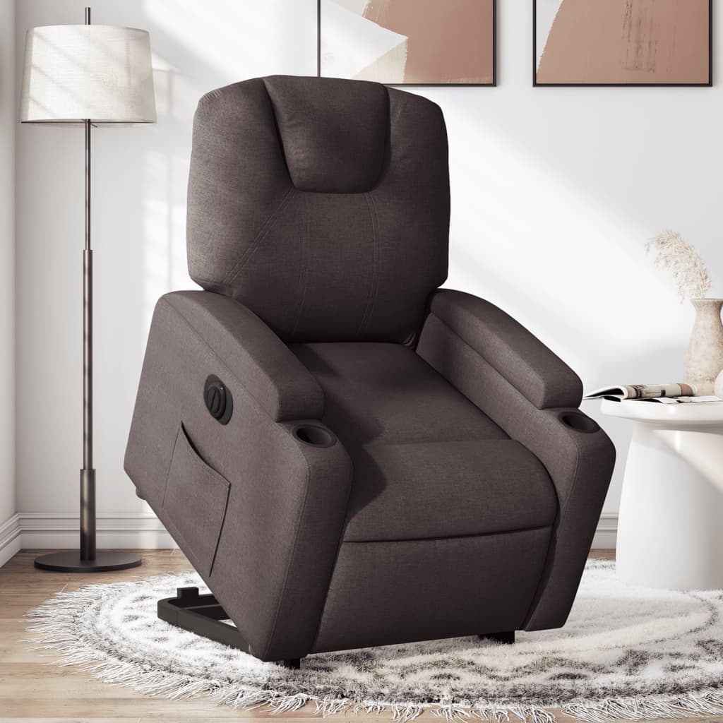 Vidaxl Lift-Up Massage Chair, Electric, Reclining, Brown