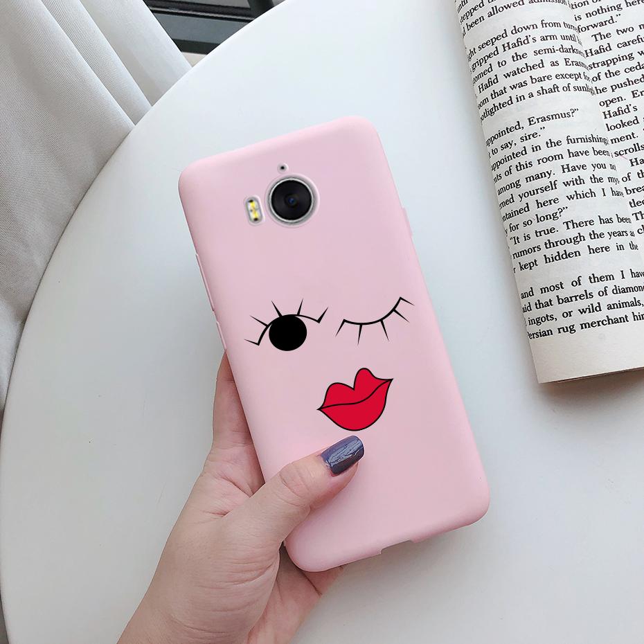 Phone Case for Huawei Y5 2017 Y6 2017 Case Mya-l22 Cases Soft Silicone for Huawei Y5 2017 Y6 2017 Cute Cartoon Back Cover fundas