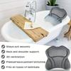 1pc Comfortable Bathtub Pillow Designed for Bathtubs, Adjustable Design Fits Your Neck Curve, Quick-Drying, Non-Slip