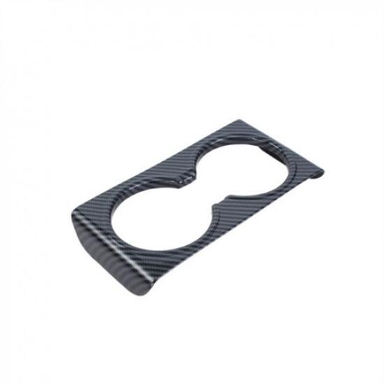 Carbon Fiber Rear Water Cup Holder Cover Trim For Tesla Model 3 2024 2025 2026