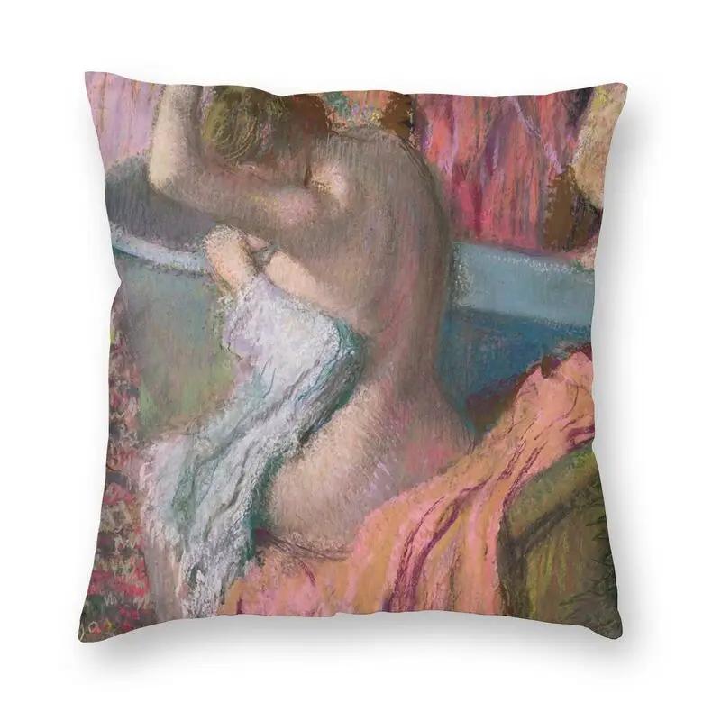 Edgar Degas Ballerina On Pointe Dancer Cushion Cover Impressionism Artist Oil Painting Throw Pillow Case Home Decor Pillowcase