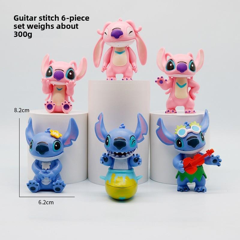 

Ангел Банка Модель Гитары Мультяшная Кукла Набор Украшений Настольное Украшение