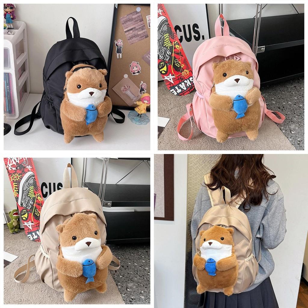 Cute Versatile And Otter Animal Bag For School Commute And Design Animal