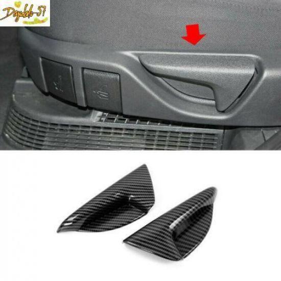 Carbon Fiber 2X Rear Seat Handle Cover Trim For Toyota Highlander - New