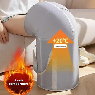 Folding Foot Bath Trapezoidal Shape High Temp Resistance Extended Design Blood Circulation Foot Spa Bucket