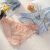 Lady Summer New Style Pure Desire Lovely Lace Polka Dot Tie Triangle Briefs