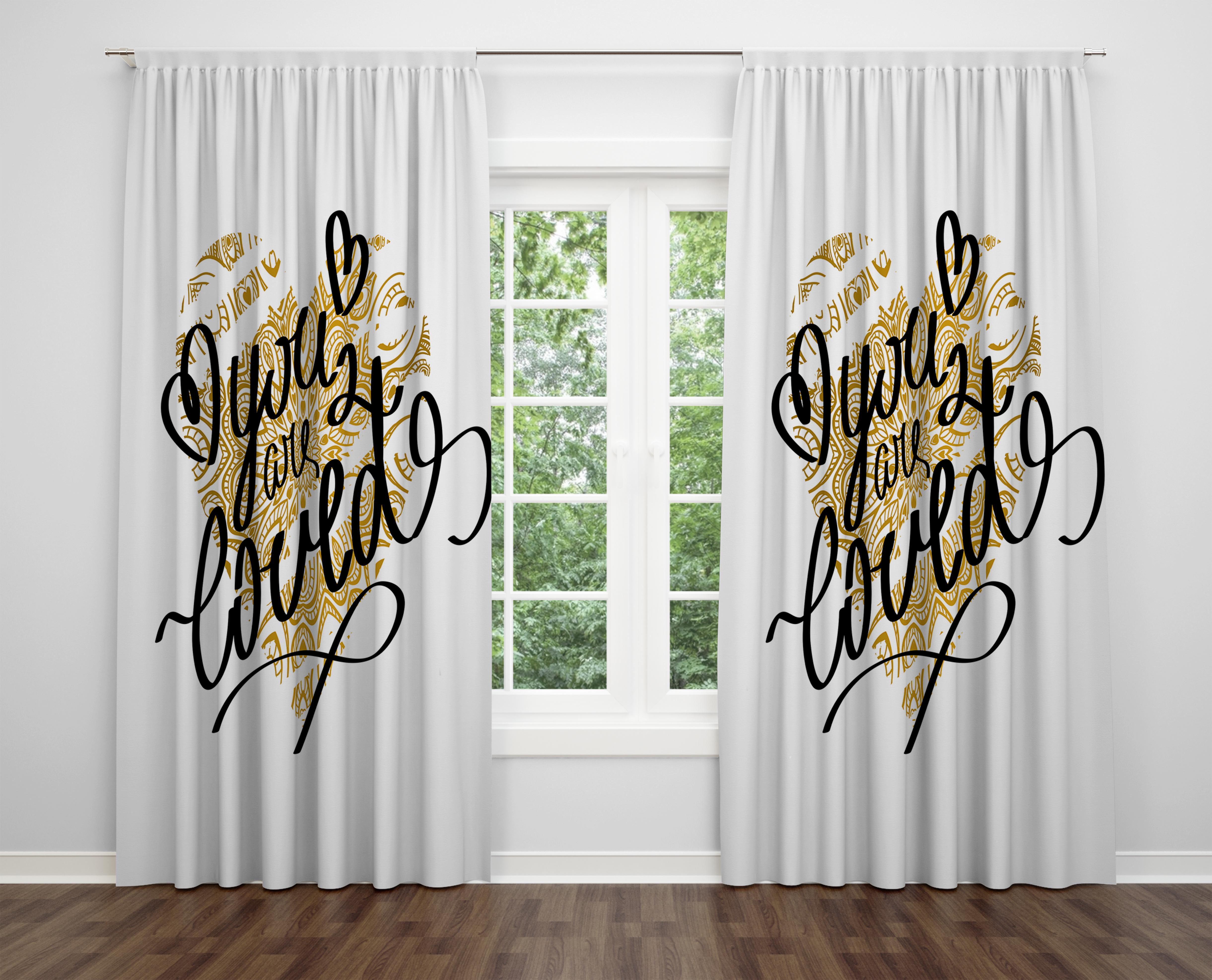 

Декоративний дизайн, високоякісна бавовняна тканина, ви можете вибрати одну або подвійну фіранку з крила 1 piece різнокольоровий