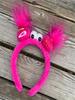 Spring and Summer New Ugly Baby Headband Weird Ears Cute Headband Girl Heart Dopamine Cartoon Plush Funny Headband Hair Accessories Headdress for Wome