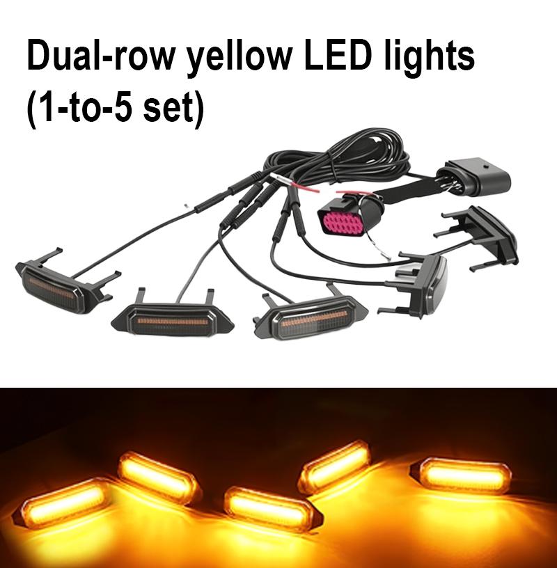 Fit for Chery Jetour Traveller 2023 Car Front Grille Light LED Daytime Running Decor Light Front Face Grille Lights T2