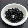 Black Agate Thick Straight-Cut Spacer Beads for DIY Jewelry