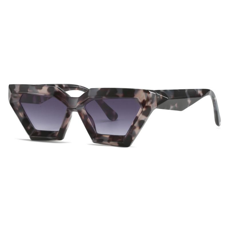 

New Square Women Sunglasses Vintage Designer Fashion Men Cat Eye Sun Glasses Big Shades Luxury Brand Female Oculos UV400 Gafas as picture