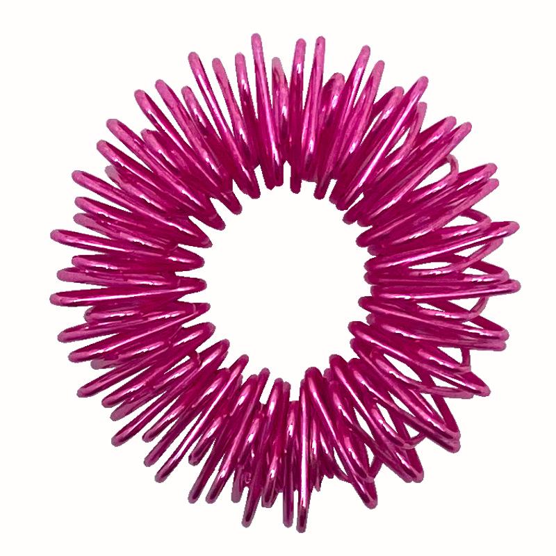 Mini Spring Finger Massage Ring - Decompression Finger Massager Circle.