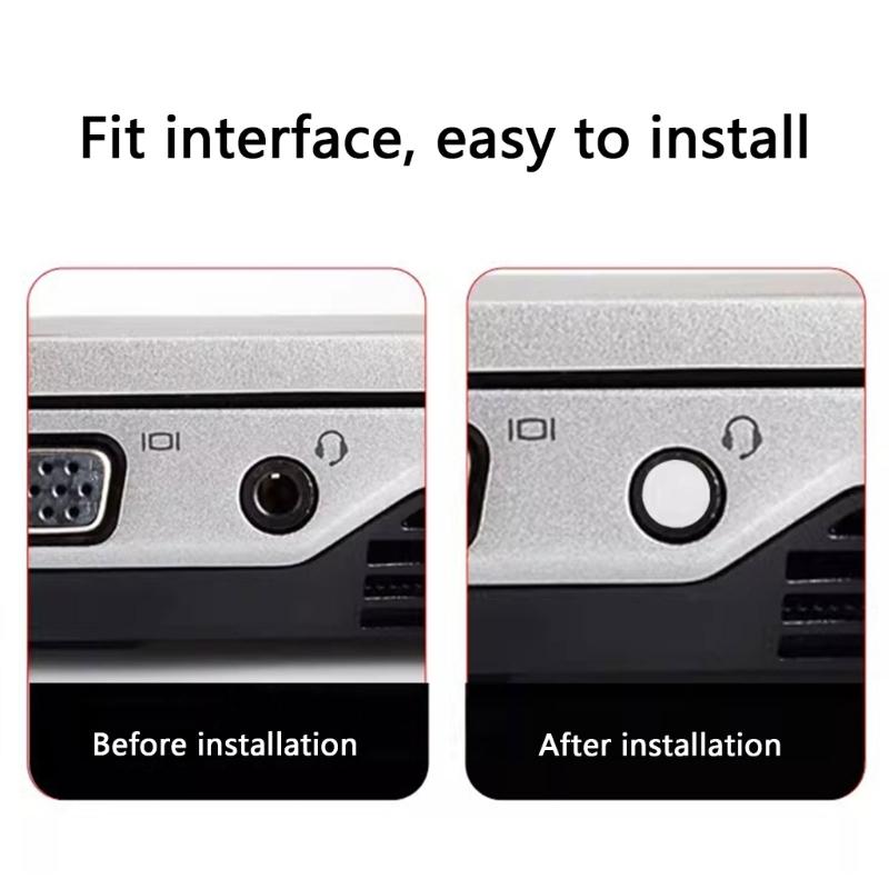 Wiederverwendbare 3,5mm Kopfhöreranschlussabdeckung Staubdichte Schutzkappen Stecker Für Mobile Geräte Und Laptops