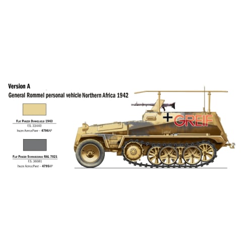 Italeri 7034 1/72 Sd.Kfz250/3 Greif