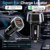 Android IOS Car Charger USB Type C QC3.0 With iPhone GPS Locator Tracker Google Find My App 20W Fast Charger 2 In 1 Free App