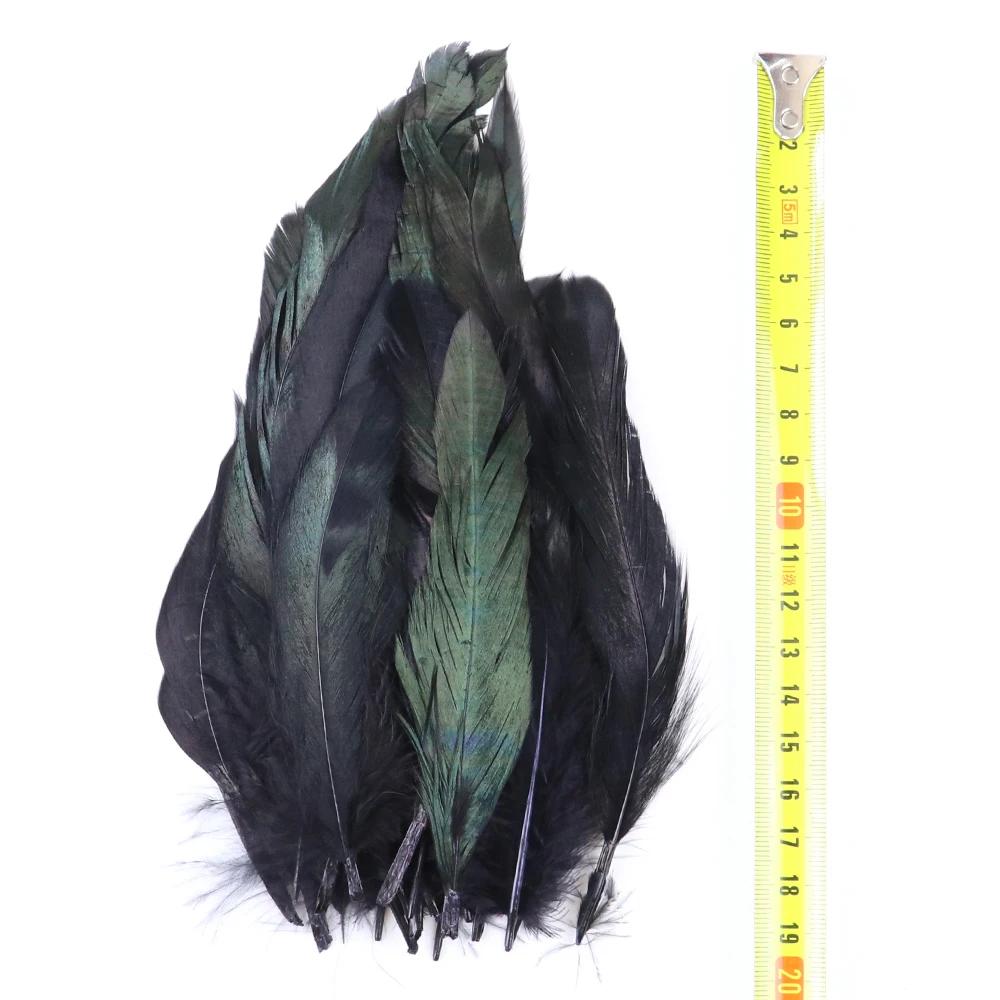 50Pcs Natural Black Goose Ostrich Feathers For Jewelry Earrings Making Diy Dream Catcher Decoration Crafts Plume Accessories