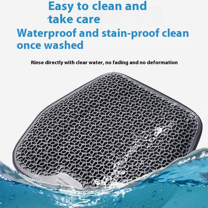 Chłodząca podkładka na siedzenie samochodowe Oddychająca podkładka chłodząca na siedzenie samochodowe Poduszka chłodząca w kształcie plastra miodu Poduszka antypoślizgowa 3D Plaster miodu Elastyczna antypoślizgowa