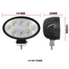 24W LED-Arbeitsscheinwerfer für Auto LKW Offroad Motorrad Scheinwerfer Ovale Form