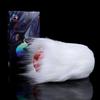 Masturbators for Men Sex Dolls White Fluffy Single Channel Manual 550g 12-15cm Alien Jet Cup Adult Sex Products Penis Exercise