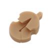 Violin Mute Rubber Wear Resistant Compact Size High Stability Super Soft Practice Portable