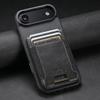 Elastic Band Card Slot Wallet Phone Case for Apple 17ProMax & Samsung S25Ultra - Stand Protective Leather Case
